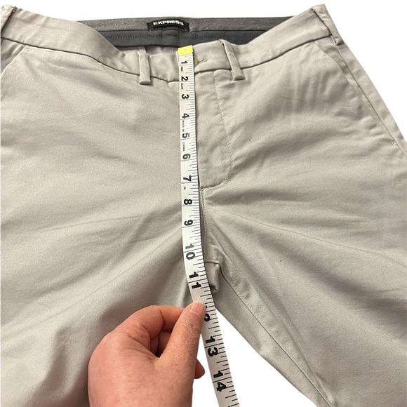 Express Chinos Heather gray pants size Slim W30/L32 in excellent used condition - Picture 11 of 11